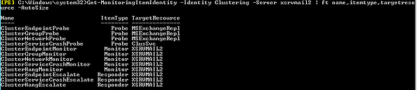 Exchange Management Shell window