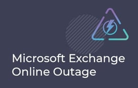 Exchange Online Outage banner
