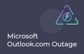 Outlook Outage banner