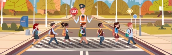 School Crossing Guard illustration