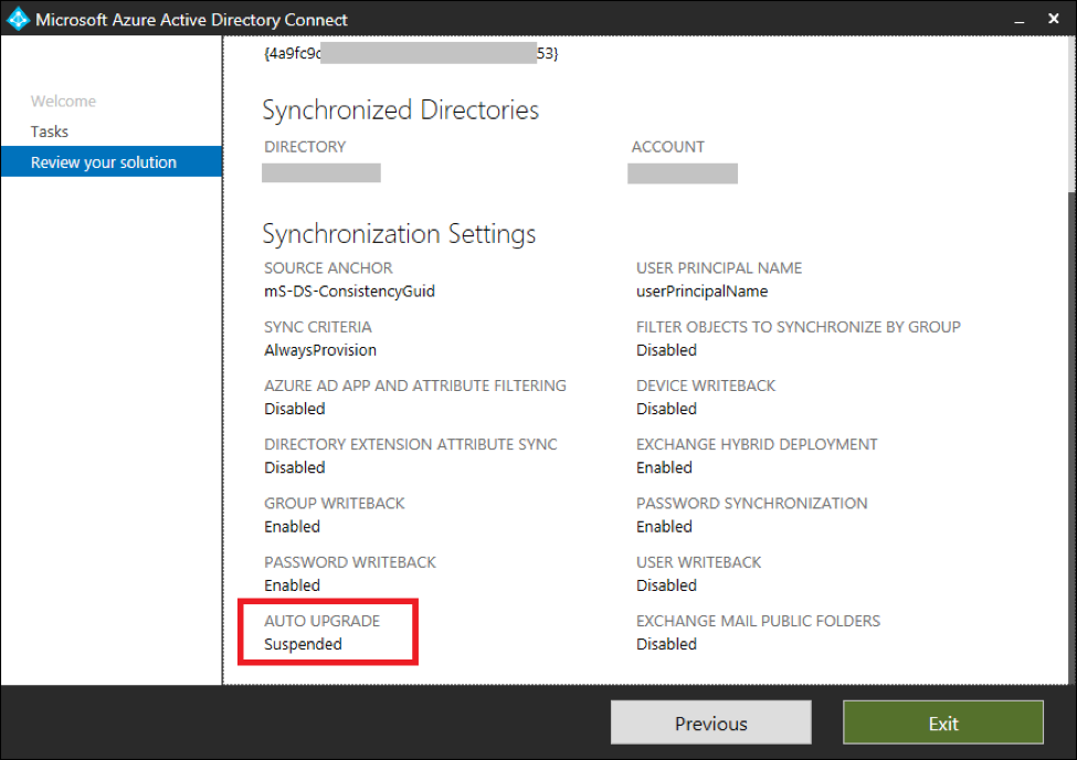 Understanding AutoUpgrade Options in Azure AD Connect