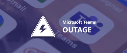 Microsoft Teams Outage banner