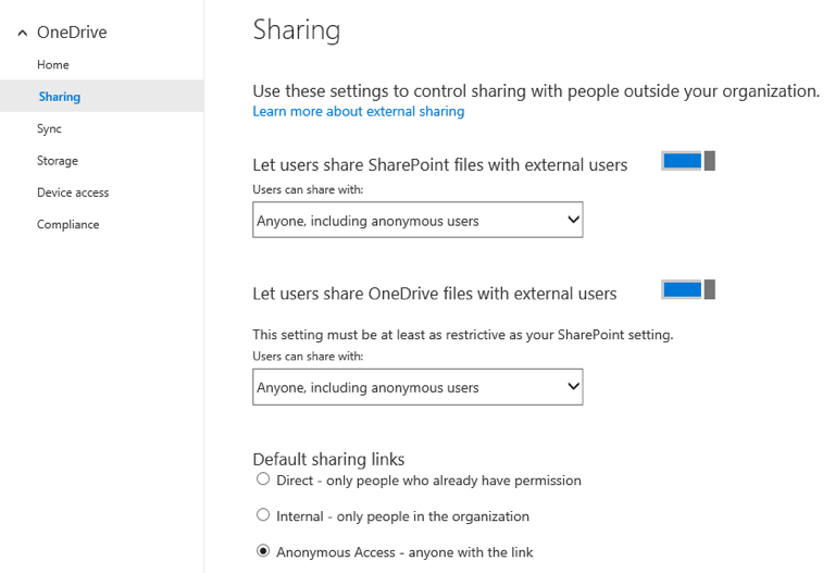Share Incontrol Access User Access and External Sharing Improvements in SharePoint Online
