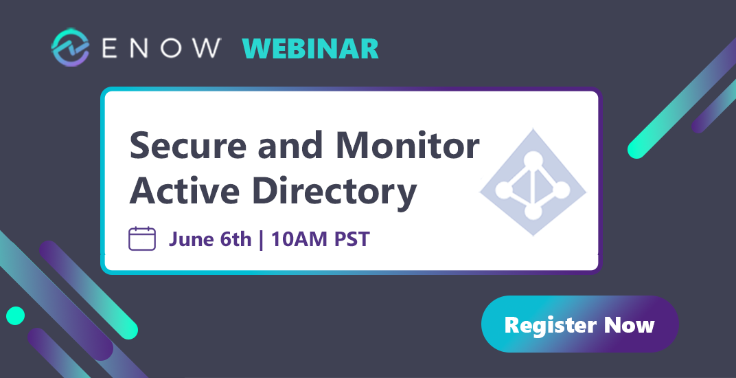 Secure and Monitor Active Directory webinar promo