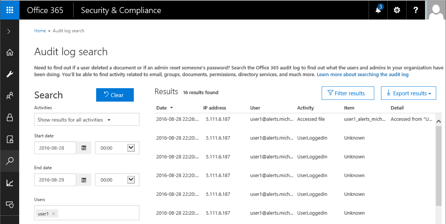 Advanced Security Management in Office 365 — Part 2