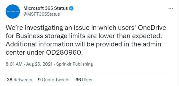 MSFT365status post