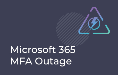 Microsoft MFA Outage banner