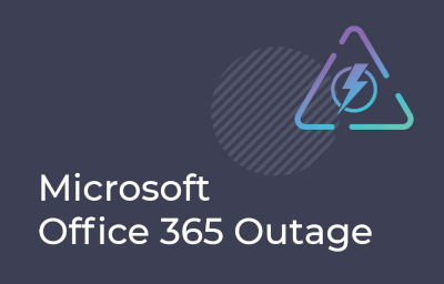 Microsoft 365 Outage banner