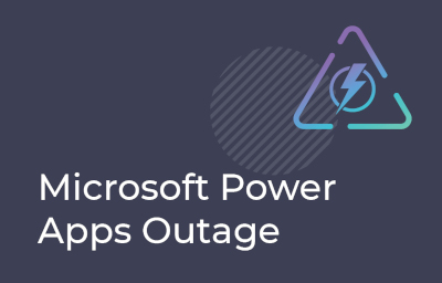 Power Apps Outage banner