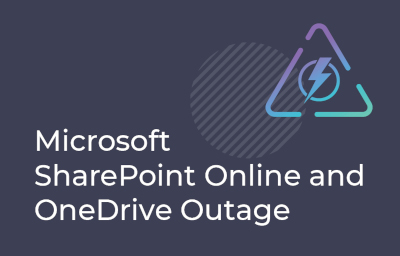 SharePoint Outage banner