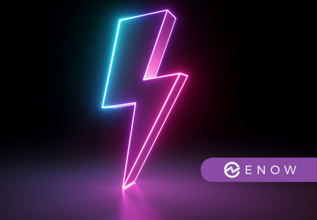 neon lightning bolt