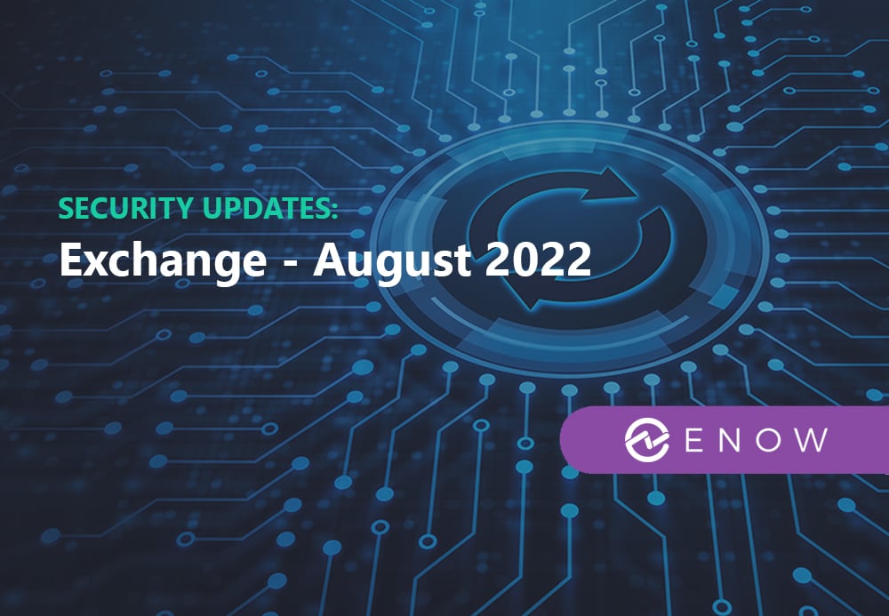 Microsoft Exchange Security Updates August 2022 feature image